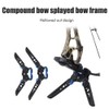 Archery Bow Feet Bow Stand Portable Foldable Rubber Bow Support
