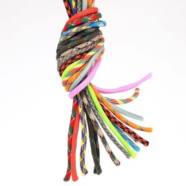 Namvo Reflective 550 Paracord 7 Strand Parachute Cord, Mil Spec Type III 15 Meter Tent Guide Rope Survival Parachute Lanyard Cord for Outdoor Camping Crafting Keychains Black