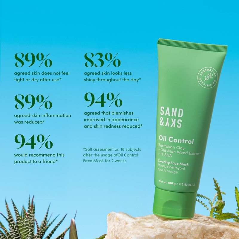 Sand & Sky Oil Control - Clearing Face Mask 100g