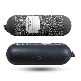 Glossy Glitter Speaker Skin Compatible with Beats Pill (2024) - Composition Book - Premium 3M Vinyl Protective Wrap Decal Cover - Easy to Apply | Crafted in The USA by MightySkins