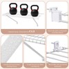 SACXFMC 12 Inch Heavy Duty Wire Shelf Brackets, 3 Pack