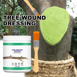 Zriechs Tree Wound Pruning Sealer, Tree Wound Dressing with Brush, Tree Wound Sealer Healing Paste,Quick Recovery of Tree and Bonsai (1 PCS)