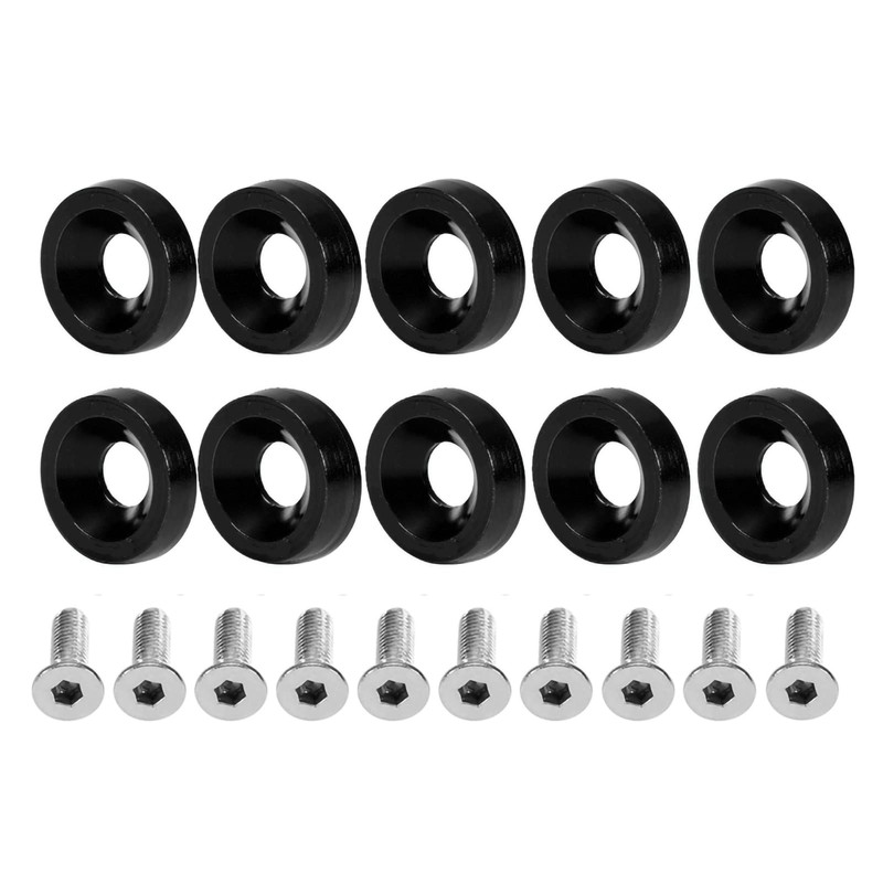 For Bumper Washers M6 Black Car Modification M6 Seal Bolt