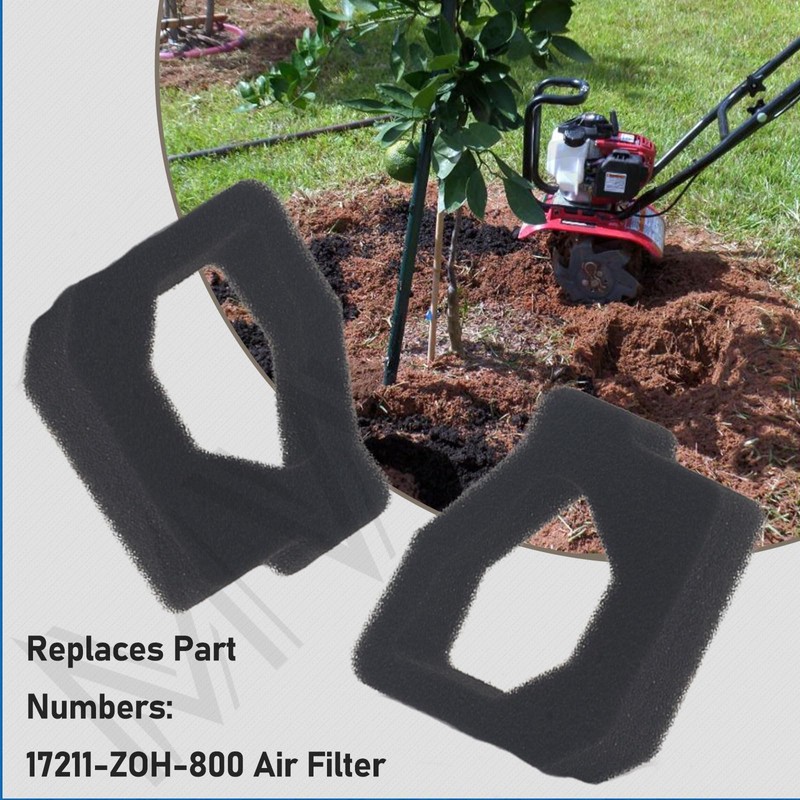 10 Pack 17211-Z0H-800 Air Filter Compatible with Honda GX25 FG110