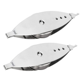 2 Pcs Metal Tatting Shuttle Hand Lace Making Craft Tool Metal Iron Knitting Tools for Lace DIY Hand Lacemaking Craft