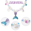 Mermaid Necklace Bracelet Set - Princess Party Accessories for Girls