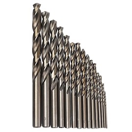 15 Piezas Juego Brocas 135 Grados Cobalto para Perforar Acero Inoxidable Metal Duro Herramienta Profesional Brocas Helicoidales Cono Metálico