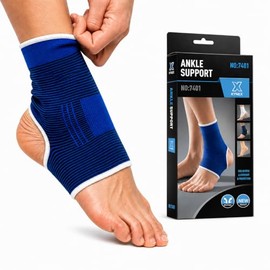 Sport Tobillera de Compresión, Soporte para Esguince y Estabilización, Tejido Transpirable, Unisex, 2 Piezas