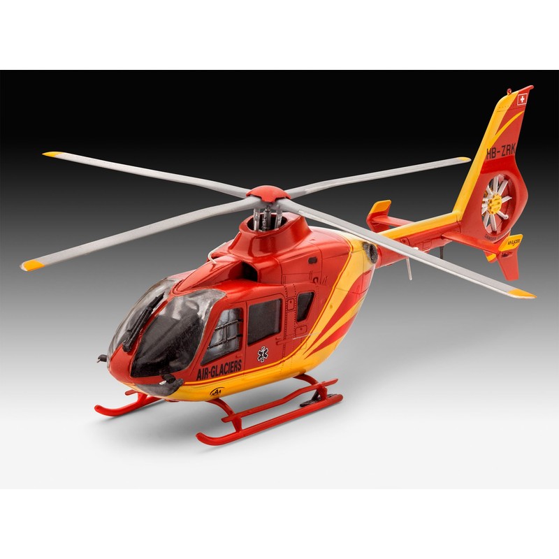 German Level 1/72 EC135 Air Glacier Plastic Model