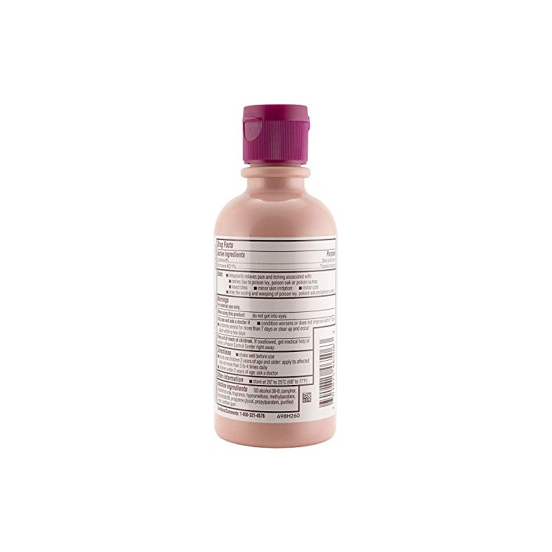 Caladryl Pink Calamine Skin Protectant Plus Itch Relief, 6 Ounce