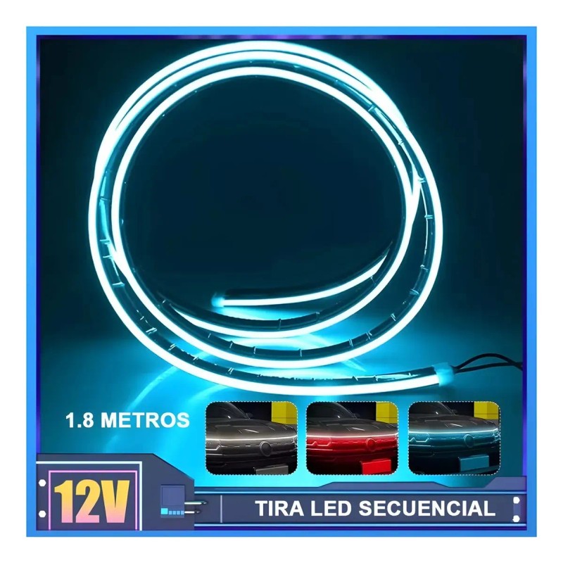 Tira Led Secuencial Luz Diurna Suv Luces Led Para Autos