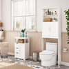 Topeakmart Over The Toilet Storage with 2 Doors & Adjustable