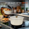 Overmont Enameled Cast Iron Dutch Oven - 5QT Pot with