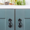 Hammer and Tongs Rustic Fleur De Lis Door Handles -