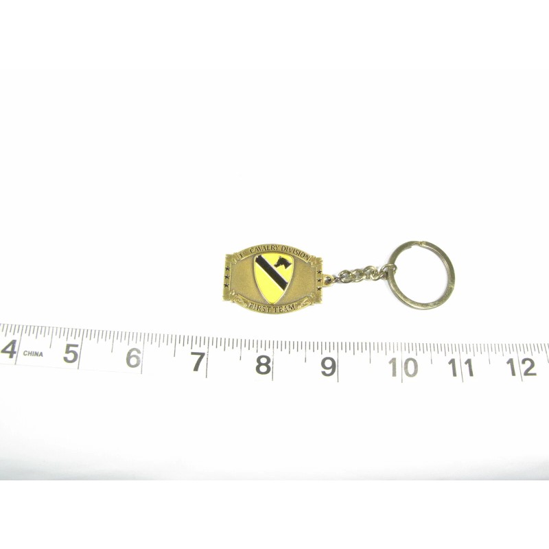 New US Army 1st Cavalry Cav First Team Keychains 1F3