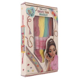 Depesche 12680 TOPModel Create Your Bracelet - DIY Bracelets Set for Crafting Embroidery Bracelets, Jewellery Set with Yarn, Needle and Much More