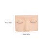 Eyelash Mannequin Head Practice Realistic Half Face Makeup Head Training