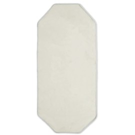 un doudou 1550K-GY Waterproof Cotton Cover, 23.6 x 51.2 inches (60 x 130 cm), Absorbent, Quick Drying, 100% Cotton, Waterproof Backing, Rubber Corners Included