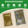 MARCPRINT Set of 100 automatic re-utilisables in plastic transparent de