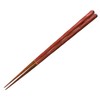 Pair of chopsticks made in Japan, Wind tree, Vermilion, 8.3