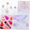 Ipetboom 10pcs Mini Bulb Shaped Refillable Lip Gloss Tubes Creative