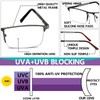 JJWELL 3 Pack Blue Light Reading Glasses for Men, Lightweight
