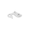 Partuto Silver Tone Aluminum Alloy Bicycle Derailleur Hanger Tail Hook