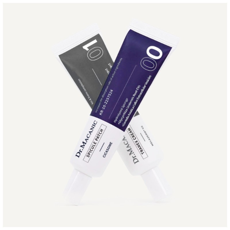 DR.MACANIC Melazero V2 Tranex Cream & Spicule Patch Set 2items