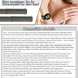 YCHDDER Fabric Nylon Watch Straps, 16 mm, 18 mm, 19 mm, 20 mm, 22 mm, 24 mm, Quick Release Strap, Adjustable, Breathable, Woven Sports Bands, Replacement Strap for Men and Women