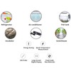 Digital LCD Temperature Meter, LCD Digital Kitchen Thermometer, Electronic Temperature