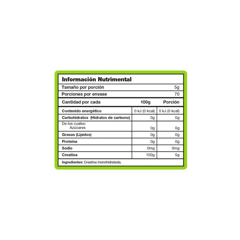 Creatina Monohidratada 100% Pura Mad Labz | 350g | 70