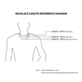 Pack of 3 Men's Women's Stainless Steel Silver Box Chain Venetian Link Chain Necklace Width 3 mm Length 45/45/50 cm