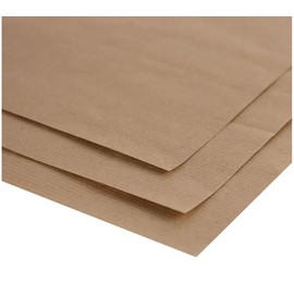10 Sheets Pack - A4 Kraft Brown Ribbed Paper 88gsm - Suitable for Pencils, Charcoal, Pastels, Arts & Crafts - Ideal for Students and Professional Artists