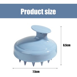 SWYSGS SWYSGS Scalp Massager, Scalp Scrubber, Head Massager Brush, Dandruff Removal, Hair Growth Promoter, Stress Relief, Kneading Massage Therapy, Blue, Waterproof