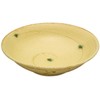 Seto Ware 丸金 5.5 平鉢 Yellow Seto 渦紋 024 –