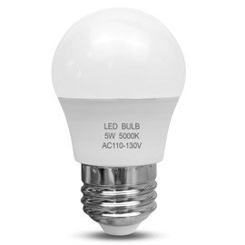 HUQUZN Refrigerator LED Light Bulb Lamp Fit for Whirlpool Replace W10565137 W10805744 W10745744 11338583 AP6887124 W11043014 850166 W11196500W W10837631 W10865849, AC85V-65V 50/60Hz 5W 5000K, 1PCS