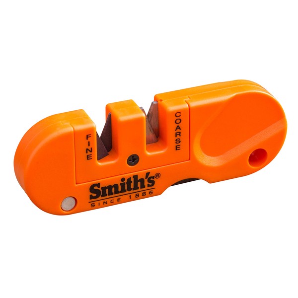 Smith’s 51203 Pocket Pal Multi-Functional Knife Sharpener - Compact Handheld,