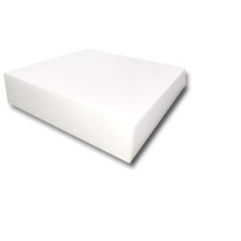 FoamTouch Upholstery Foam Cushion High Density 3" Height x 18" Width x 18" Length Made in USA