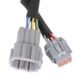 labwork Headlight Adapters Replacement for Nissan 350z - Headlight Adapter Wiring Harness Plug & Play 8-pin to 6-pin plug