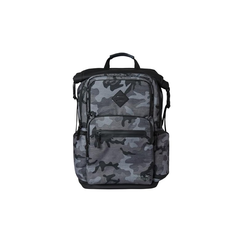 O'NEILL Mens Odyssey Trvlr 37L Backpack, Black Camo