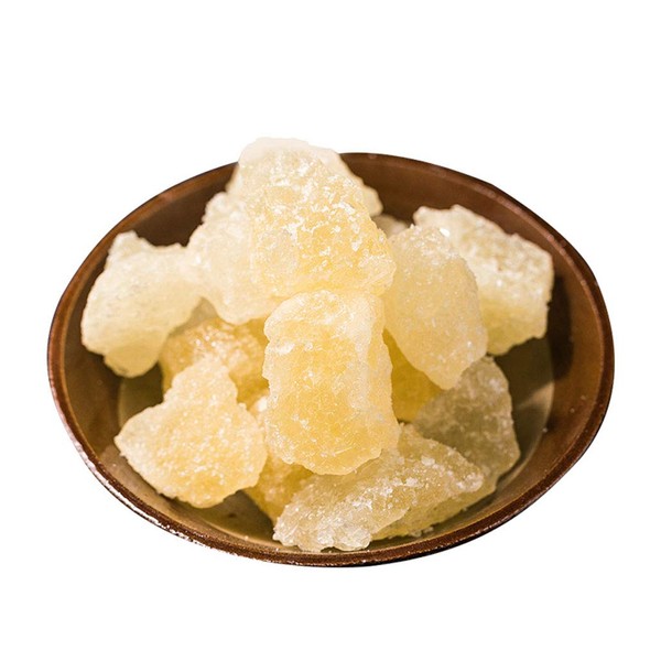 HELENOU666 Rock Sugar, Pure Raw Cane Yellow Lump Crystal Candy for Tea and Coffee