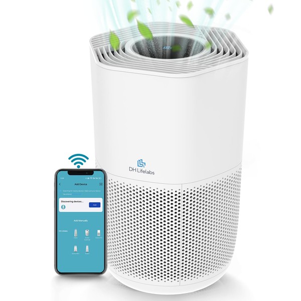 DH Lifelabs HEPA Air Purifier, WiFi Smart Air Purifier for