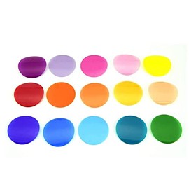 Godox V-11C Filters Kit for Godox AK-R1, 15 Color Flash Gels Lighting Filter, for Godox V1-S V1-N V1-C V1-F V1-O Flash Light for AD200/AD200PRO with H200R Round Flash Head