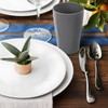 EI 8pcs Dark Grey Wheat Straw Cups,15oz Plastic Reusable Cups,Unbreakable