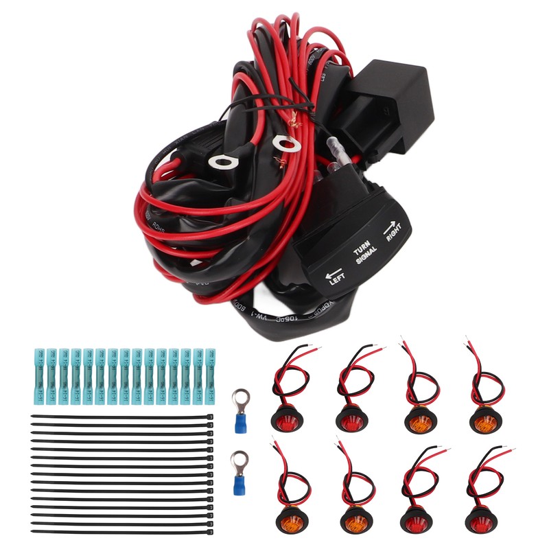 UTV Turn Signal Rocker Switch ATV Street Legal Lighting Kit