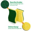 Pine-Sol Heavy Duty Scrub Sponges for Cleaning | Dual-Sided Dishwashing