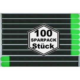 80 cm x 50 mm FUK resealable Velcro cable ties with metal eyelet - cable Velcro tape 800 mm reusable, green