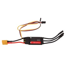 30A RC Aircraft ESC Programmable 5.5V 4A BEC 32bit Brushless Motor Controller with JR Connector for RC Fixed Wing Aircraft