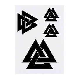 Azeeda 4 x 'Walknut' Temporäre Tattoos - Wasserfest, Hautfreundlich & Ungiftig · Transfers in Verschiedenen Größen (TO00050091)