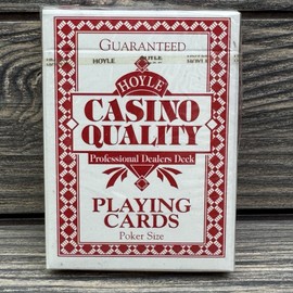 Vintage Lucky Nine Casino Professional Poker PGC Red Playing Cards Hoyle New